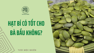 Hạt bí có tốt cho bà bầu không? Tươi Mộc Nhiên