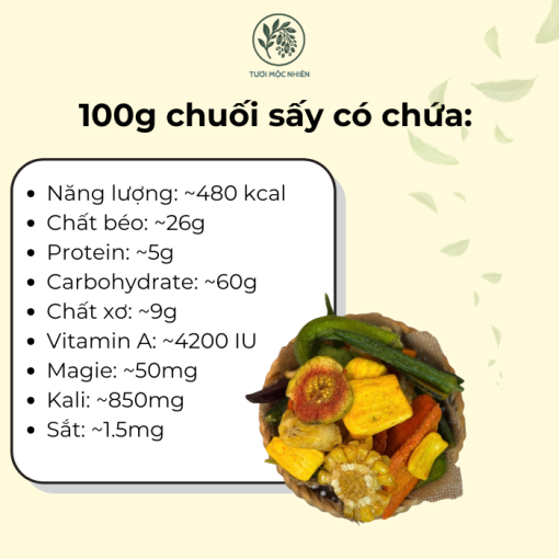 rau củ sấy