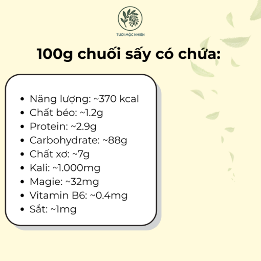 chuối sấy giòn TMN