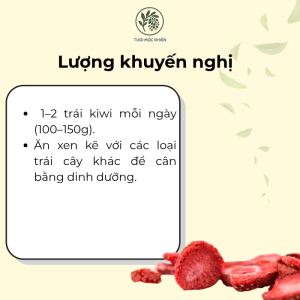 lượng kiwi mỗi ngày
