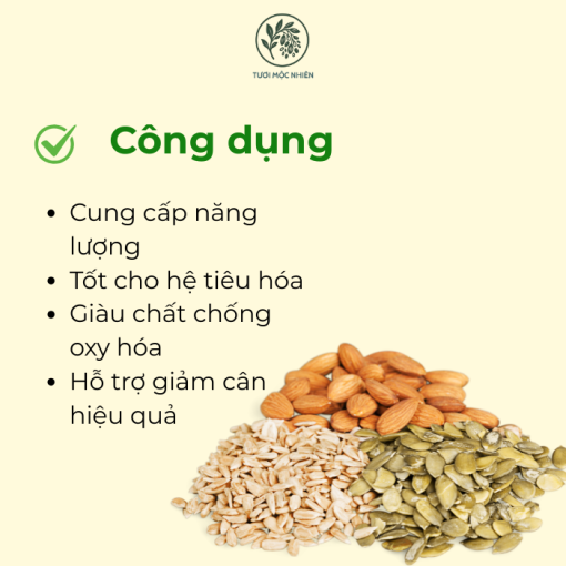 Hạt Hướng dương rang củi Tươi Mộc Nhiên món ăn vặt lành mạnh - Ảnh 4