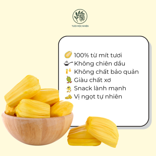 Mít sấy 500g Tươi Mộc Nhiên thơm giòn ngon - Ảnh 3