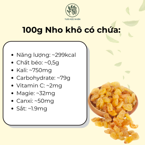 nho sấy khô