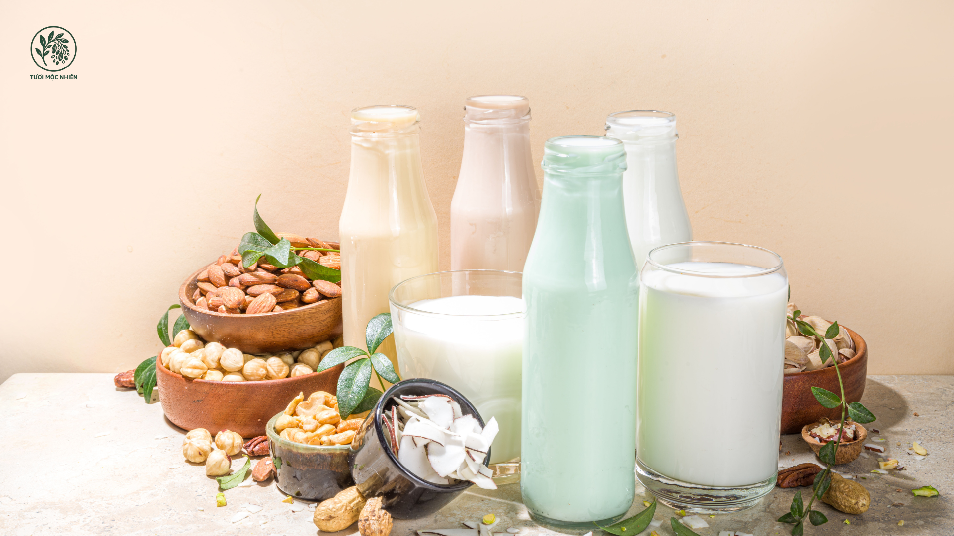 sữa hạt tươi mộc nhiên