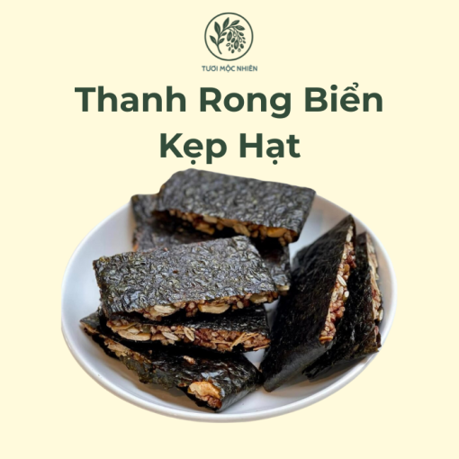 thanh rong biển kẹp hạt