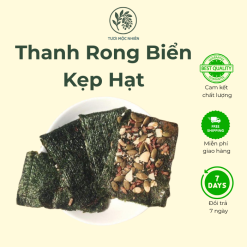 thanh rong biển kẹp hạt dinh dưỡng Tươi Mộc Nhiên